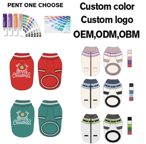 Tenue de <span class=keywords><strong>couple</strong></span> Cheongsam doublée polaire parfumée Tulipe pour animaux de compagnie mignons, style chinois <span class=keywords><strong>original</strong></span> avec motif petit ours en mousse, costume du Nouvel An - Product Image 6