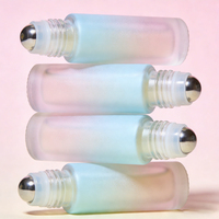 Flacons en verre de luxe de haute qualité pour déodorant et huiles essentielles, vides, avec bille roll-on, 3ml, 5ml, 8ml, 10ml
