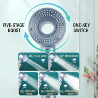 Filtro de Carbón Activado de Cáscara de Coco Natural Personalizable, Elimina el Cloro y Metales Pesados, Suaviza el Agua, Protege la Piel, para Ducha