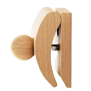 Support mural en bois massif pour <span class=keywords><strong>tapisserie</strong></span>, couette, couverture, avec vis et adhésif, pour la décoration de la maison, de la chambre à coucher et du salon - Product Image 2