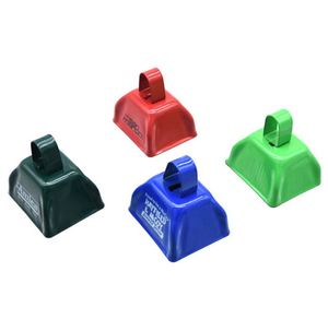 Cencerro de campana de vaca de metal de 3 pulgadas, campana personalizada con logotipo, fabricante de ruido de cencerros de metal - Product Image 1