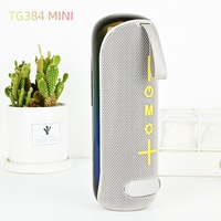Haut-parleur avec lumière LED RGB, microphone intégré, batterie rechargeable - Idéal pour les fêtes et le home cinéma