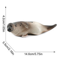 Modèle réaliste en PVC massif d'animaux sauvages transfrontalier : Chèvre Angolaise, Truie, Sanglier, Léopard, Phoque, Requin Blanc (modèles en position de reproduction et de maternité)