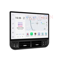 Autoradio Android 8+128G 16,8 pouces pour Jeep Wrangler 2011-2017, mise à niveau de l'écran de la voiture, CarPlay sans fil, Wifi, BT Audio