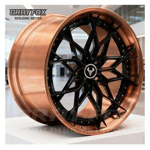 ล้อแม็กซ์ GRAYFOX แบบฟอร์จสั่งทำพิเศษ ขนาด 18-20 นิ้ว 5x112/114.3 แบบ 2 ชิ้น สำหรับรถเบนซ์ บีเอ็มดับเบิลยู ปอร์เช่ แลมโบกินี ดีไซน์เว้า - Product Image 3