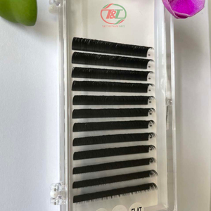 Etiqueta privada de alta calidad 0,03 Easy Fan Extensiones de pestañas individuales PBT coreanas Pestañas de volumen Premium - Product Image 1
