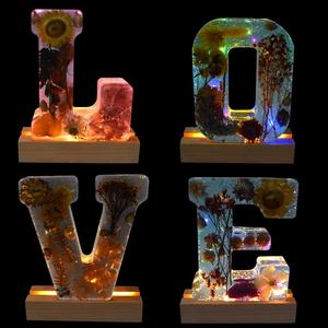 26 Moldes de Silicona de Resina para Letras del Alfabeto, Moldes de Silicona para Letras Mayúsculas de 6 Pulgadas, Molde de Silicona para Lámpara con Letras del Alfabeto - Product Image 2