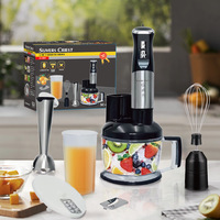 Huishoudelijke Zes-In-Een Blender Juicer Kookmachine Low Noise Ei Beater Complementair Voedsel Machine Vleesmolen Kookstok