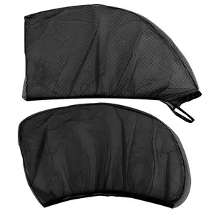 2 uds., cubiertas de parasol para ventana trasera lateral de coche, protección UV