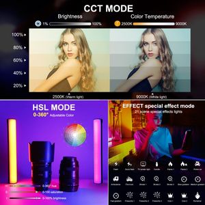 Nouvelle vente PULUZ 30cm Photo Handheld Full Color RGB Stick Light Magnetic LED Fill Light - Product Image 6