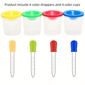 Set di 4 bambini giocano acqua sensoriale strumenti didattici Dropper <span class=keywords><strong>scienza</strong></span> gioco di colori di smistamento giocattoli per accessori sensoriali - Product Image 4