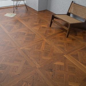 Parquet massif Installation de parquet stratifié en bois de chêne rouge Plancher en plastique à verrouillage par clic - Product Image 3