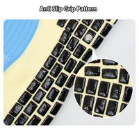 Zhongde Chaussettes de football d'hiver épaisses pour hommes, confortables et antidérapantes, en silicone, avec poignée de sport, en coton, personnalisées