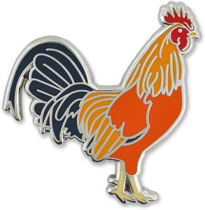 Grepas Quà Tặng tùy chỉnh chook ve áo pins gà pins - Product Image 3