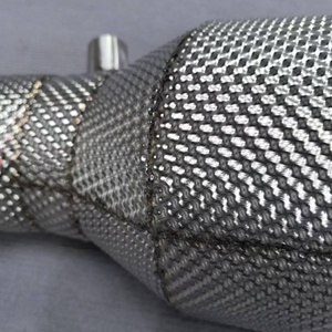 Tuyau d'échappement haute performance en acier inoxydable soudé TIG pour Audi B9 S4 S5 3.0t Performance 200 cellules avec bouclier thermique - Product Image 6
