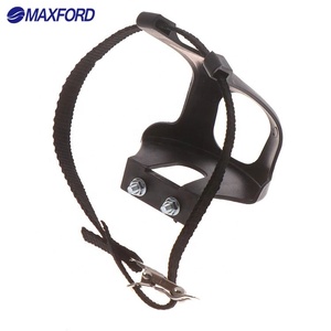 MAXFORD clip per pedali per bicicletta con cinturini Set <span class=keywords><strong>pedaliera</strong></span> per <span class=keywords><strong>bici</strong></span> accessori per pedali Fitness parti Fixie Cycling - Product Image 2