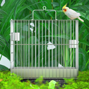 Groothandel Zingen Vogels Kooi Met Open Top Voor Kanarie Parkieten Lovebirds Rvs Animal Kooien Vogels Fokken - Product Image 6