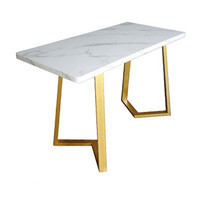 JXT Milk thé boutique café marbre table ronde table à manger combinaison