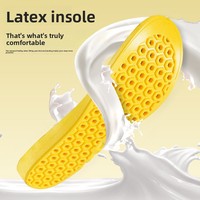 Semelles intérieures super douces Cloud, semelles intérieures en latex 4D, respirantes, absorbant les chocs, confortables pour hommes et femmes, semelles intérieures de sport confortables