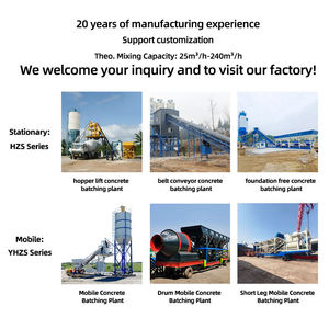 Línea de Producción de Concreto YILI, Totalmente Automática, Económica, 35m3/hora, Pequeña, Portátil, Controlada por PLC, Eléctrica, Origen Guangdong - Product Image 5