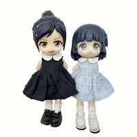 Robe de poupée une pièce à la mode de style occidental Ob11 pour poupée YMY à l'échelle 1/12, convient aux vêtements de poupée Si 2.0 Little Naughty Molly