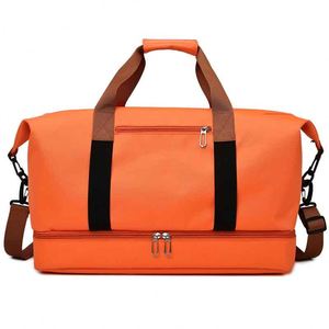 Sac de voyage en toile, sac à dos de week-end, sac de sport grande capacité pour hommes, femmes, unisexe, avec compartiment à chaussures, sac de voyage - Product Image 6