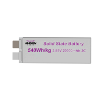 Cellule solide sans anode professionnelle 550Wh/kg 3.85V 15Ah 20Ah 22Ah 28Ah pour drones d'inspection, de cartographie et de relevé
