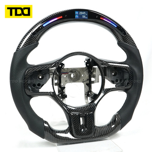 Volant en fibre de carbone véritable TDD LED, compatible avec Mitsubishi Lancer Evolution IV V VI VII VIII IX X, LED sur mesure - Product Image 2