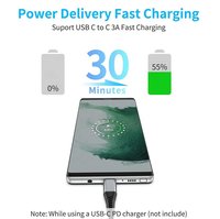 Cordon tressé USB C vers USBC Câble Chargeurs d'alimentation PD 60W 3A Type C Charge rapide Câble de chargeur de téléphone portable haute vitesse