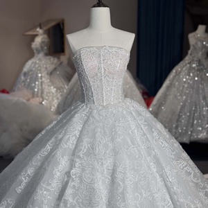 Wx364 Lace <b>Wedding</b> Dresses Embroidery Pattern Palace Style Temperament Dreamy Romantic <b>Wedding</b> Dress Jancember - Product Image 5