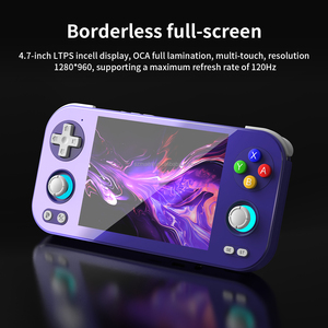 Rg476h cầm tay game <span class=keywords><strong>console</strong></span> 4.7 inch IPS màn hình cảm ứng Android 13 hệ thống Linux 8 + 128GB RGB ánh sáng màu Joystick video <span class=keywords><strong>Console</strong></span> - Product Image 5
