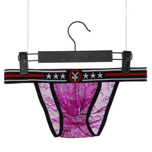 Amazzonia di vendita calda Custom da <span class=keywords><strong>uomo</strong></span> a vita bassa stampa di <span class=keywords><strong>pizzo</strong></span> Sexy attillato da <span class=keywords><strong>uomo</strong></span> <span class=keywords><strong>perizoma</strong></span> intimo - Product Image 1