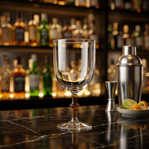 Verres à cocktail en borosilicate faits à la main de 300 ml, avec pied coloré, sans plomb, coupe Martini, verre de bar réutilisable, en gros - Product Image 6