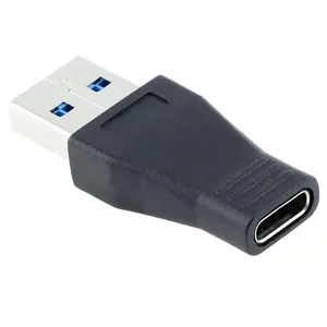USB a C adaptör kablosu iki taraflı 5G 480Mbps uyumlu OTG şarj dönüştürücü araba Samsung 1 paket tipi C kadın erkek adaptörü