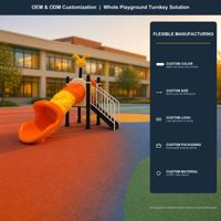 SageDelightRides Plateforme modulaire de parc personnalisée avec toboggan et unité d'escalade pour enfants, en LLDPE et tuyaux en acier galvanisé, pour places publiques municipales, vente en gros