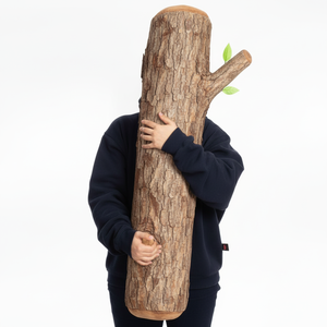 Cuscino decorativo e decorativo morbido lungo in legno - Product Image 1