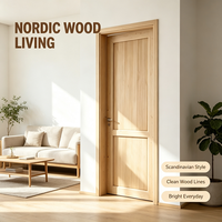 Porte en bois massif de pin noueux naturel, porte en bois brut pour la décoration de chalet ou de maison de campagne