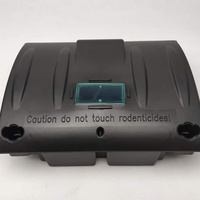 Station d'appât pour souris en plastique écologique réutilisable et portable, boîte à piège à rats verrouillable pour la maison, l'entrepôt, l'intérieur et l'extérieur, lutte contre les rongeurs