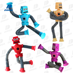 Juguete de Tubo Telescópico con Ventosa, Robot, los Mejores Tubos <span class=keywords><strong>Pop</strong></span> Sensoriales para Niños Pequeños, Juguetes Educativos Antiestrés, Recuerdos de Fiesta para Niños - Product Image 2