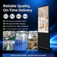 Pantalla Táctil LCD de 32 y 55 Pulgadas, Señalización Digital, Gestión CMS, Pantalla Publicitaria 24/7, Android Windows, Precio de Fábrica ODM OEM