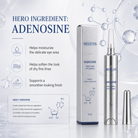 Sérum pour les yeux à l'adénosine et aux peptides de 10 ml avec hyaluronate de sodium, essence hydratante légère dans un emballage stylo applicateur de précision
