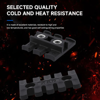 KZL Steel Snap-in Cable Tie Plate Terminal Connector untuk Rel DIN35 & C-shaped NS30/15 Papan Pengurang Beban Kelas Atas 600V