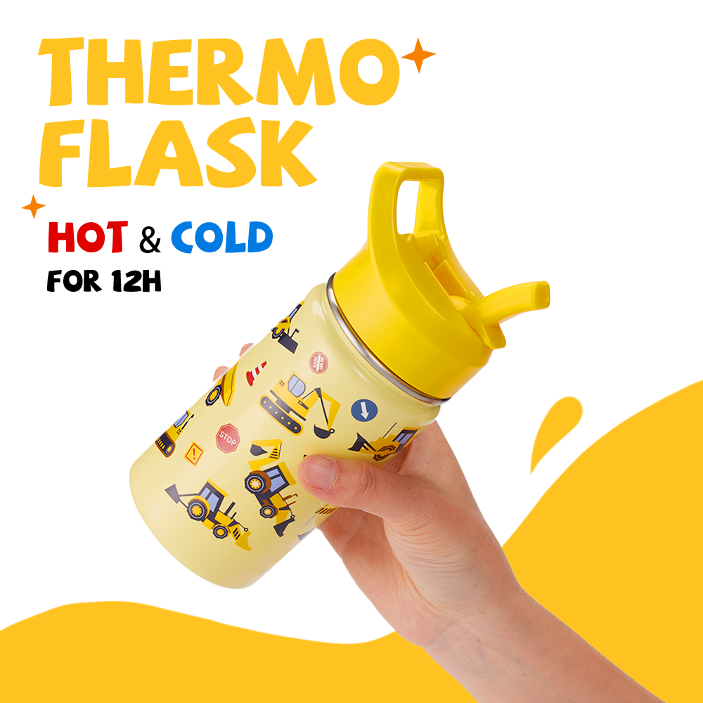 Cheap Price Kids Water Bottle Cute Cartoon Vacuum Flask