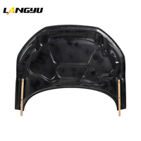 Langyu 2017 + pièces de Modification de voiture couvercle de moteur en Fiber de carbone capot avant TT RS Style pour AUDI A5 capot moteur
