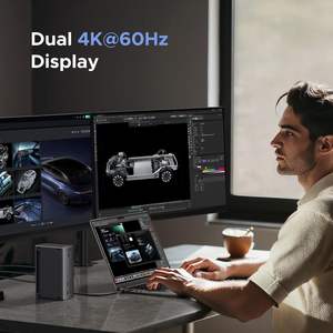 Station d'accueil UGREEN Thunderbolt 4 13-en-1 40 Gbps 2.5GbE Double écran 4K/8K Charge 90W Ports SD/TF 4.0 MacBook/<span class=keywords><strong>Surface</strong></span> <span class=keywords><strong>Pro</strong></span> - Product Image 4