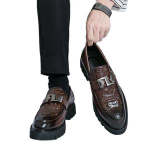 Nouvelles Chaussures Oxford en Cuir Imperméables Artisanales de Luxe Décontractées Britanniques pour Hommes – Idéales pour Mariage, Bureau et Tenues Professionnelles - Product Image 1