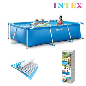 <span class=keywords><strong>Intex</strong></span> 28273 Meilleure Vente 4.5M X 2.2M X 0.84M Cadre Rectangulaire PVC <span class=keywords><strong>Piscine</strong></span> Familiale pour Adultes Enfants Animaux En Acier Inoxydable - Product Image 5