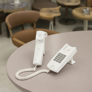 Đối với khách sạn nhà văn phòng Trắng điện thoại Wall Mount Analog Điện thoại cố định Analog trả lời điện thoại - Product Image 5