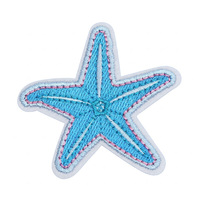 Offre Spéciale : Patchs Brodés Thème Océan, Motif Vague de Surf Bleu Clair, à Thermocoller pour Chapeaux, Sacs, Vêtements DIY – Vente en Gros