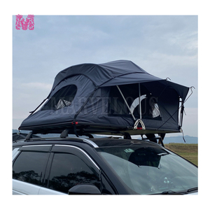 Soft Shell Car Rooftop Tent 1-2 personas Car Rooftop Tent <span class=keywords><strong>con</strong></span> 2 ventanas Tiendas de campaña Camping al aire libre - Product Image 5